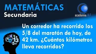 PROBLEMAS CON FRACCIONES 01 - Kilómetros recorridos