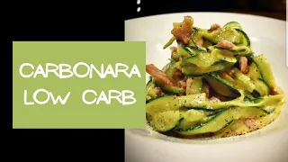 CARBONARA DE ABOBRINHA (LOW CARB)