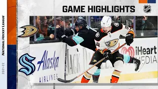 Ducks @ Kraken 11/11/21 | NHL Highlights