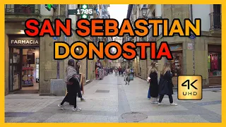 [4k] 4K DONOSTIA - video tour of San Sebastian, a beautiful city in northern Spain