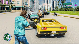 GTA Vice City Remake - Unreal Engine 5 Gameplay Concept Demo made with GTA 5 PC Mods