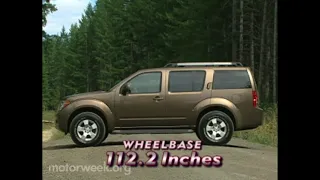 Motorweek 2005 Nissan Pathfinder Road Test