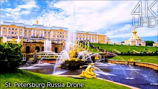 Saint Petersburg Russia in 4K Ultra HD Drone