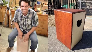 Building a cajon (box drum), with Paul