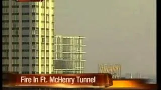 School bus fire inside Fort McHenry tunnel