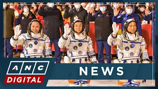 Three astronauts arrive at China's space station for first crew handover | ANC