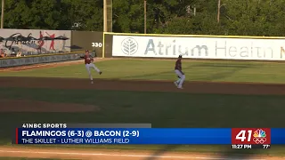 HIGHLIGHTS: Bacon beat the Flamingos to improve to 3-9 overall