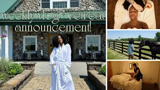 Weekly Vlog | Spa Getaway | Retreat Announcement | Pregnancy Update! | Aisha Beau