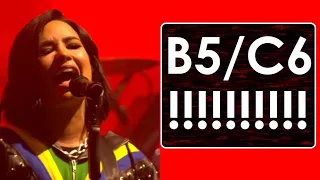 DEMI LOVATO - B5/C6 BELT LIVE HIGH NOTE!