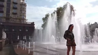Ukraine // walking in  Kyiv  // relax 4K 60 fps (UHD)