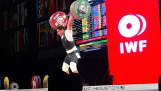 IWF Houston 2015 Mohamed Ihab Youssef Ahmed Mahmoud Clean and Jerk 201 kg Men 77 kg