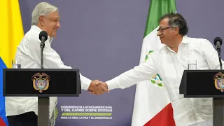 Mensaje conjunto de los presidentes de México y Colombia, desde Cali