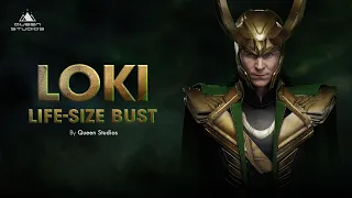 Hyper-Real Loki Life-Size Bust Full Trailer