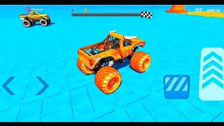 Monster Truck Mega Ramp Extreme Racing- Impossible GT Car Stunts Driving Gadi game Android Game #6