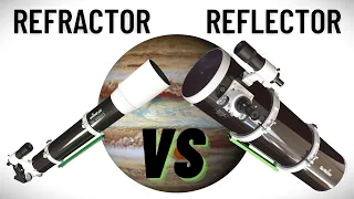 4.7" Refractor vs 8" Reflector on Jupiter at Opposition