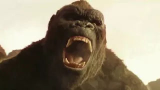 Kong Vs Humans with Weapons | Kong Skull Island-(2017)