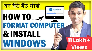 How to Install Windows using Bootable Pendrive? (हिंदी)- Windows Formatting and Installation in 2020