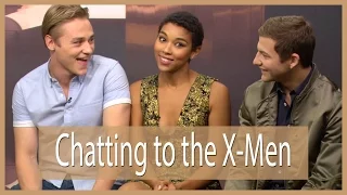 Chatting to the X-Men!