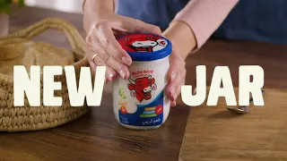 New La Vache qui rit jar with creamy cheese