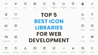 5 Best Icon Libraries For Web Development and How To Use Them Free Icon Packs for Website developers