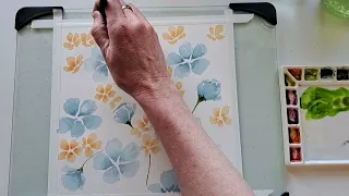 Painting Flowers with Daniel Smith Watercolors