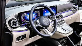 All-New 2024 Mercedes Benz V-class - Best Luxury Van Interior Color Options