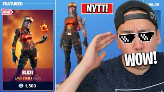 Renegade Raider er tilbake i Fortnite, men oppgradert til bedre! (blaze lava series skin)