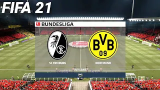 FIFA 21 - SC Freiburg vs. Borussia Dortmund | Bundesliga | FIFA 21 Gameplay