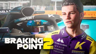 F1 23 - BRAKING POINT 2 - O INÍCIO DO MODO HISTÓRIA! BUTLER E JACKSON NA KONNERSPORT! - EP 01(PT-BR)