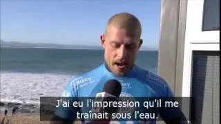 Le surfeur Mick Fanning attaqué par un requin pendant une compétition