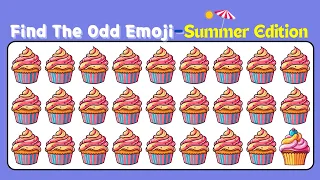 Find the ODD One Out - Summer Edition ☀️🏖🍉 | Ultimate Levels - Easy, Medium, Hard