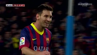 Lionel Messi vs Getafe (Home) (CDR) 13-14 HD 720p By IramMessiTV