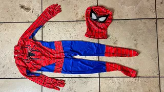 Kids Spider-Man Costume Review | Bodysuit and Mask Included