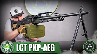 Обзор на LCT ПКП UP PKP AEG. Страйкбольный пулемет.