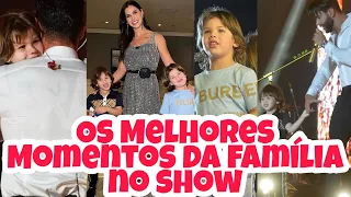 Gusttavo Lima e Andressa Suita os melhores momentos da família no show em São Paulo