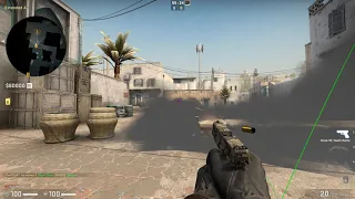 Dust 2: one way smokes in short.