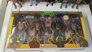 Neca TMNT 87 Series Punk Disguise Turtles (4 Pack) Unboxing