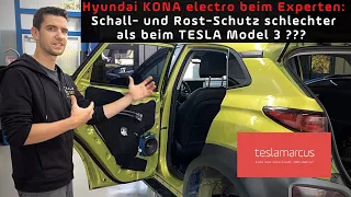 Hyundai KONA electro: Wie gut/schlecht ist der Schall- und Rost-Schutz im Vergleich zu TESLA?