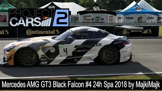 Project CARS 2 - Mercedes AMG GT3 Black Falcon #4 24h Spa 2018
