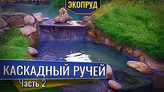 Каскадный ручей маленький пруд отдельное Биоплато (часть2)