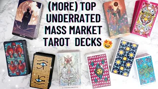 TOP UNDERRATED TAROT DECKS?😱 Hidden gems mass market decks in my tarot collection 🤫 pt.2