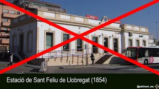 Pròxima parada: destrucció de l'estació històrica de Sant Feliu de Llobregat