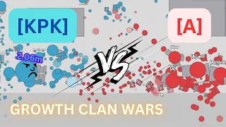 2.06m Factory - Growth Clan Wars! Epic Takeover Attempt with [KPK] Clan in Arras.io!!! || KePiKgamer