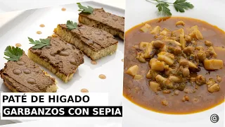 PATÉ de hígado - GARBANZOS con sepia // Cocina Abierta de Karlos Arguiñano