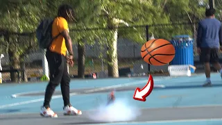 Exploding Basketball Prank!