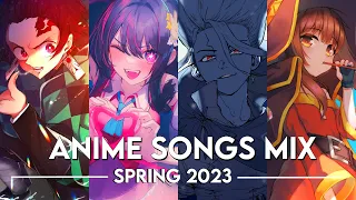 Best Anime Openings & Endings Mix Of Spring 2023 | Full Songs - Top Music