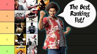 Ranking The Yakuza Video Games (Tier Style!)