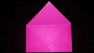 Как сделать конверт из бумаги без клея / ОРИГАМИ / DIY