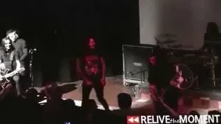 Chris Motionless can't stop laughing