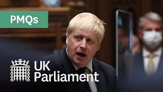 Prime Minister's Questions (PMQs) - 15 September 2021